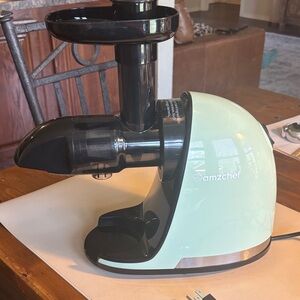 Mint Green Slow Masticating Juicer